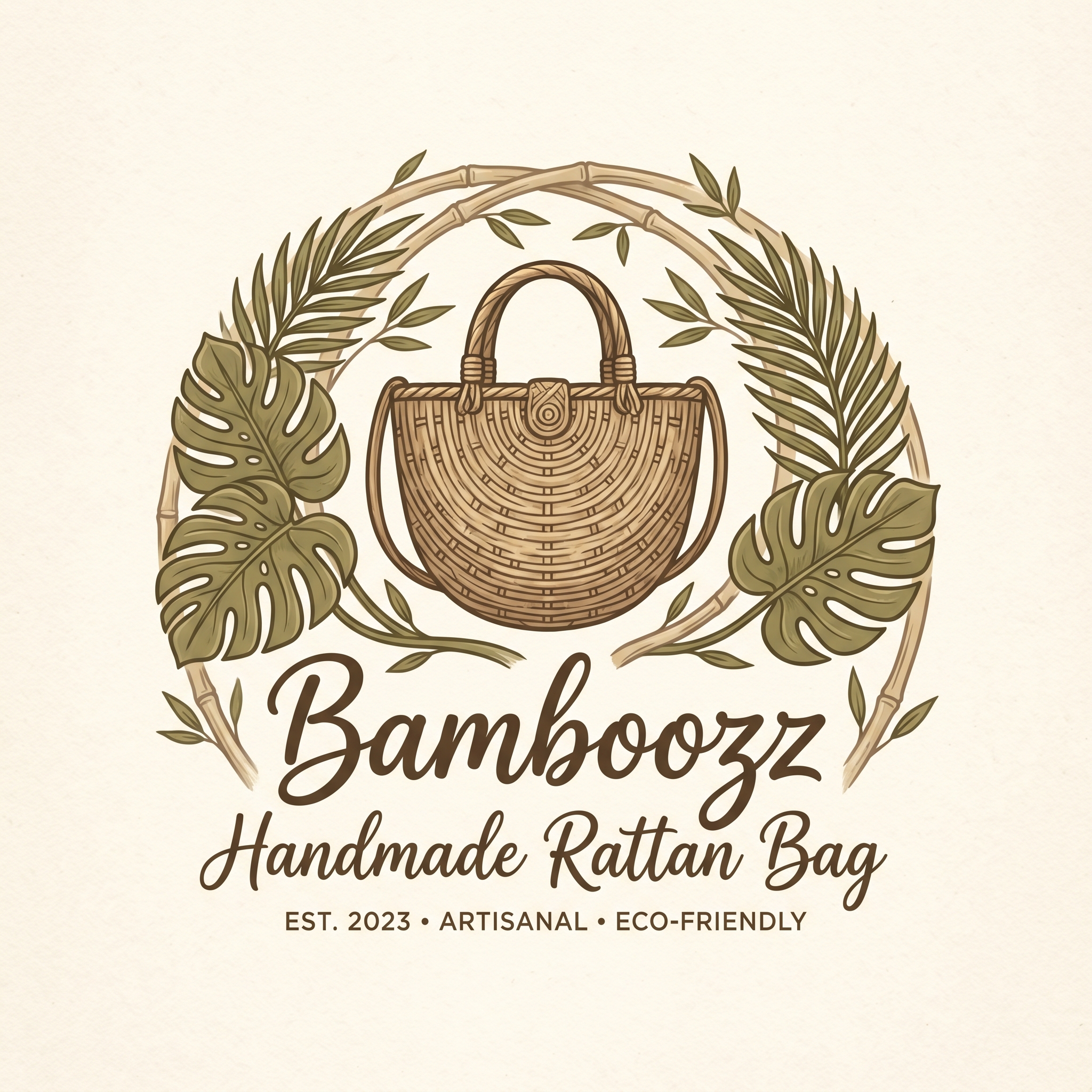 Bamboozz Handmade Rattan Bag