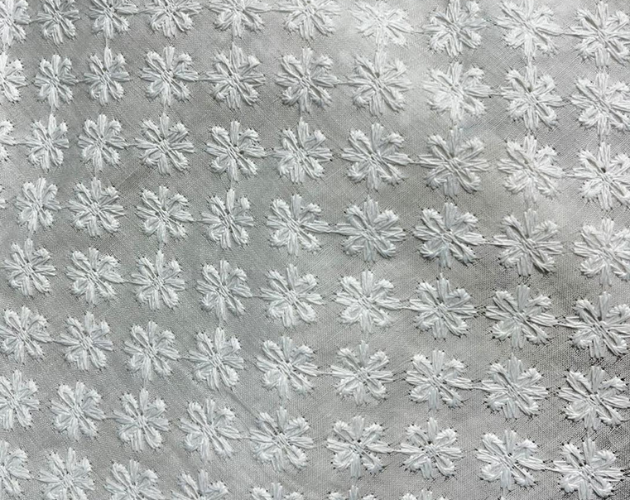 White Chicken Fabric