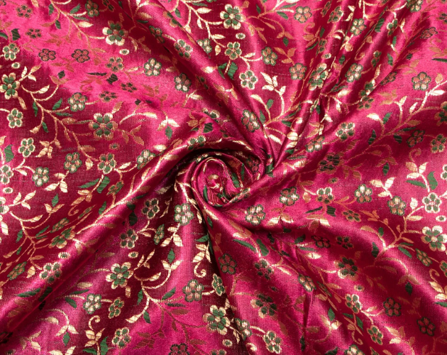 Silk Brocade Blouse Fabric