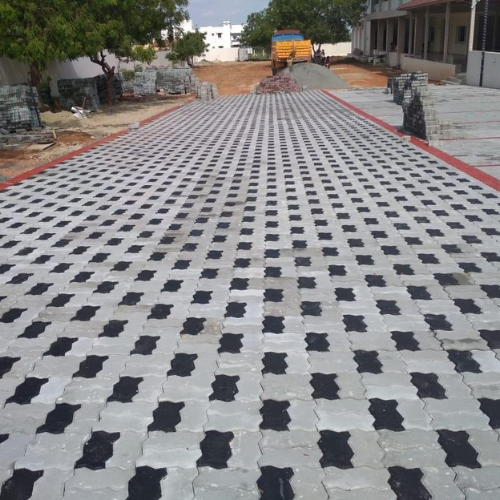 Interlocking Cement Paver Block Set