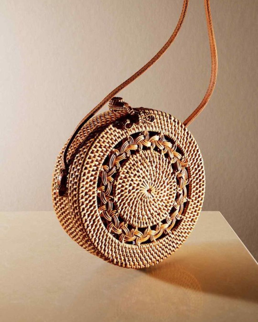 Batik Handmade Rattan Bag