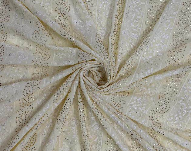 Georgette Mukesh Work Fabrics