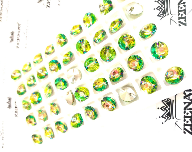 3015 10mm Crystal Kurta Buttons