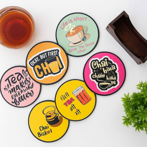 Restaurant Printed Round Tea