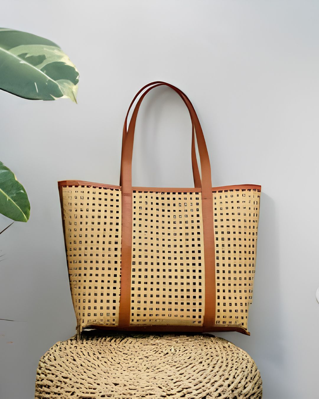 Tote Rattan Handmade Bag
