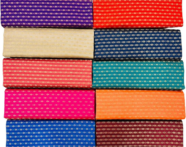 Unstitched Cotton Mix Blouse Fabric