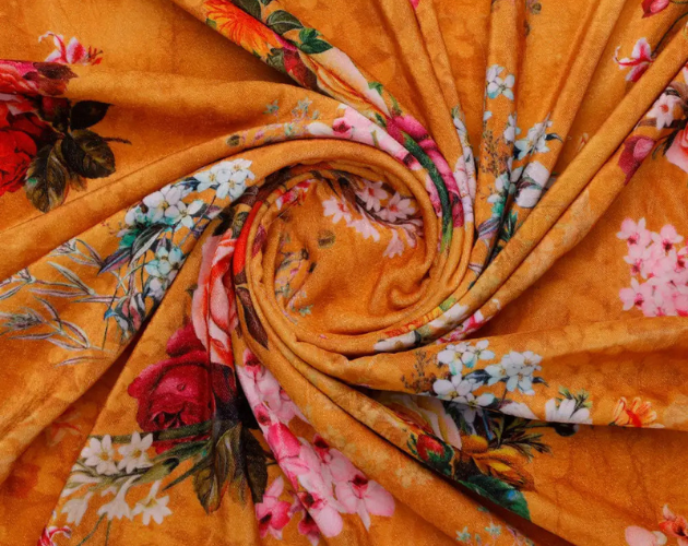 Digital Printed Velvet Fabric