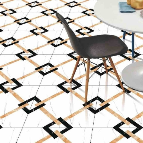 Cross Design Floor Tiles Matt Finish