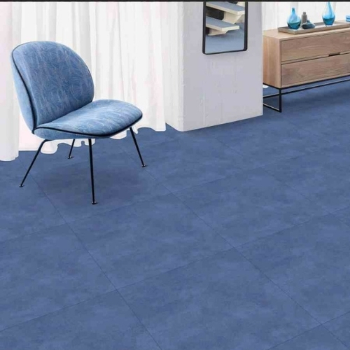 Blue Floor Tiles Sugar Finish