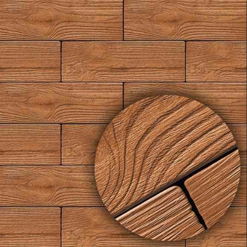 Brick Wood Texture Sugar Finish High Depth 300X450 MM Marble