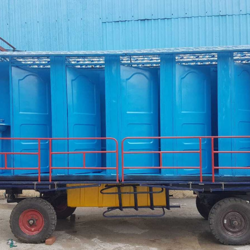 FRP Ten Seater Mobile Toilet