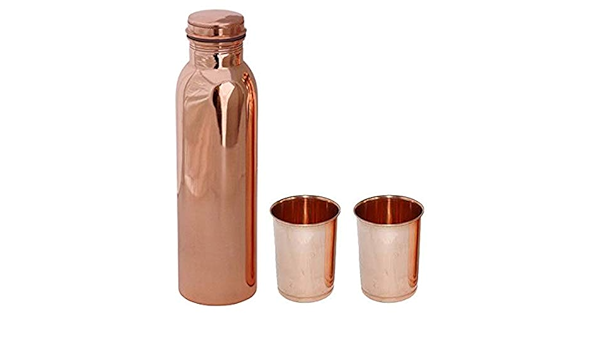 Brass Bottle Glass
