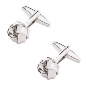 Silver Double Knot <br> Cufflinks