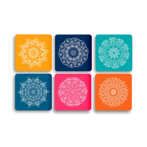 Hotel Printed Square Tea Coaster