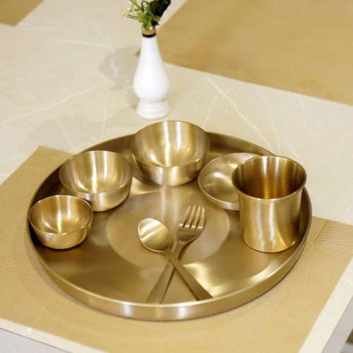 Bronze thali set