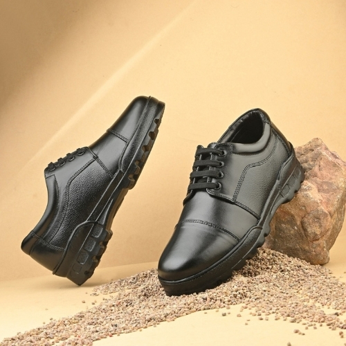 Black Lace-Up Shoes