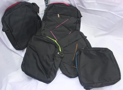 Black Denim Laptop bag