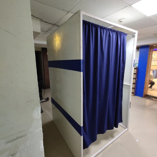 Security Frisking Booth