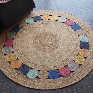 Multi Coloured Jute Dhurrie