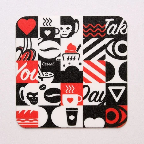 Home Printed Square Tea Coaster